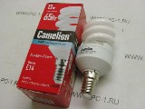 Лампа энергосберегающая Camelion CF13-AS-T2/842/E14 /13W (заменяет 65W) /цоколь E14 /Световой поток 715лм /Цветовая температура 4200k холодный свет