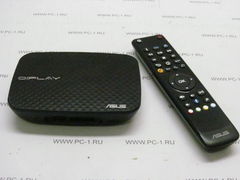 Медиаплеер ASUS O!Play Mini Plus /1080p (Full HD) /HDMI /Wi-Fi /USB /Ethernet /e-SATA /Optical S/PDIF /поддержка IPTV /SD /Memory Stick /MKV, H.264, FLAC /Диск, Пульт ДУ