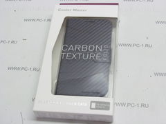 Чехол-книжка Cooler Master Carbon Texture Folio /Чехол-подставка /для Samsung Galaxy S4 /RTL /НОВЫЙ