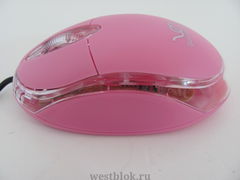 Мышь Legend оптическая проводная USB Розовый
