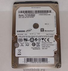 Жесткий диск SATA 2.5" 750GB Samsung 