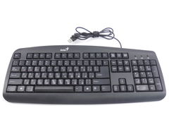 Б/У Клавиатуры USB в ассортименте, цвет черный, материал пластик, 104 клавиши, длинна кабеля 1,8 м