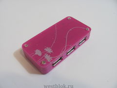 USB-хаб HB-6008H LaFluer Розовый