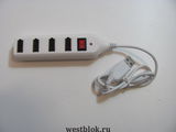 USB-хаб HB-6067F Сетевой фильтр Белый - Pic n 76846