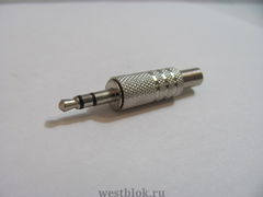 Разъем mini jack 3.5mm металлический