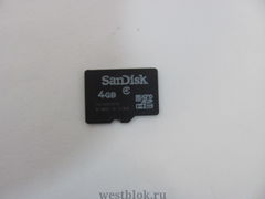 Карта памяти microSD 4Gb Class 4